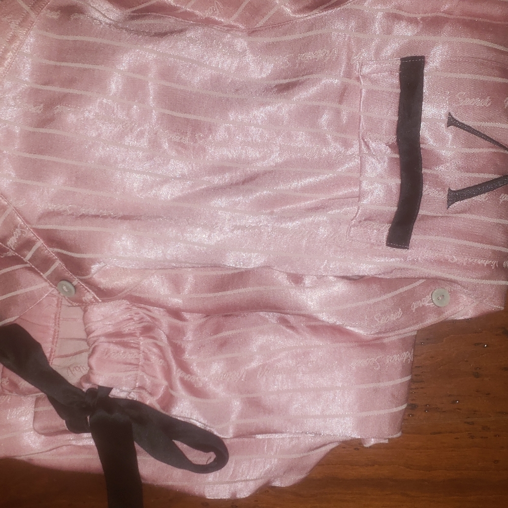 VICTORIA SECRET SATIN PJS SET